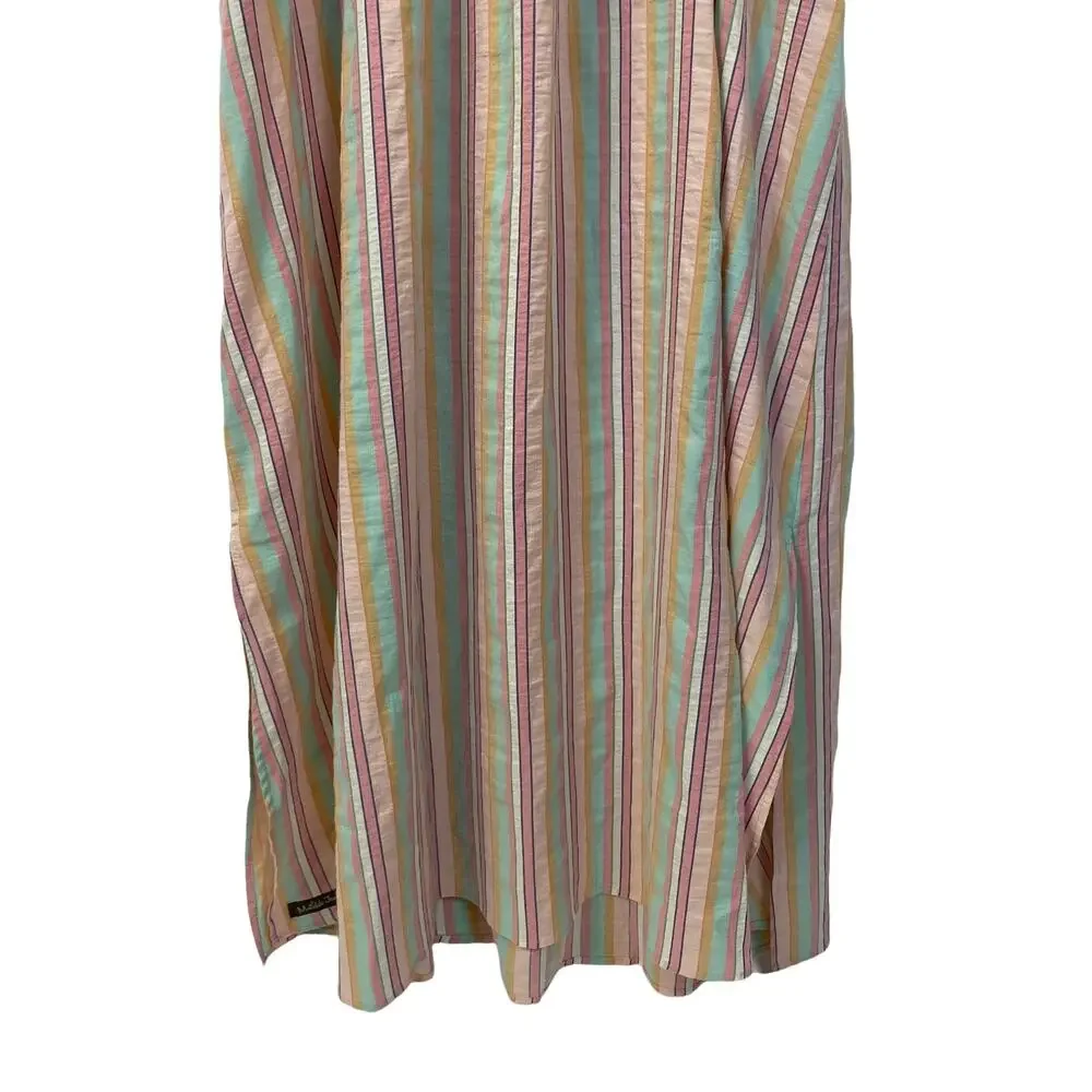 NWT Matilda Jane Maxi Dress Striped “No Baggage” S Spring Summer Sundress New